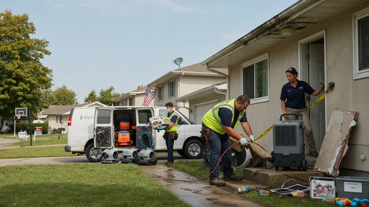 Water Damage Restoration in Economy, IN near me